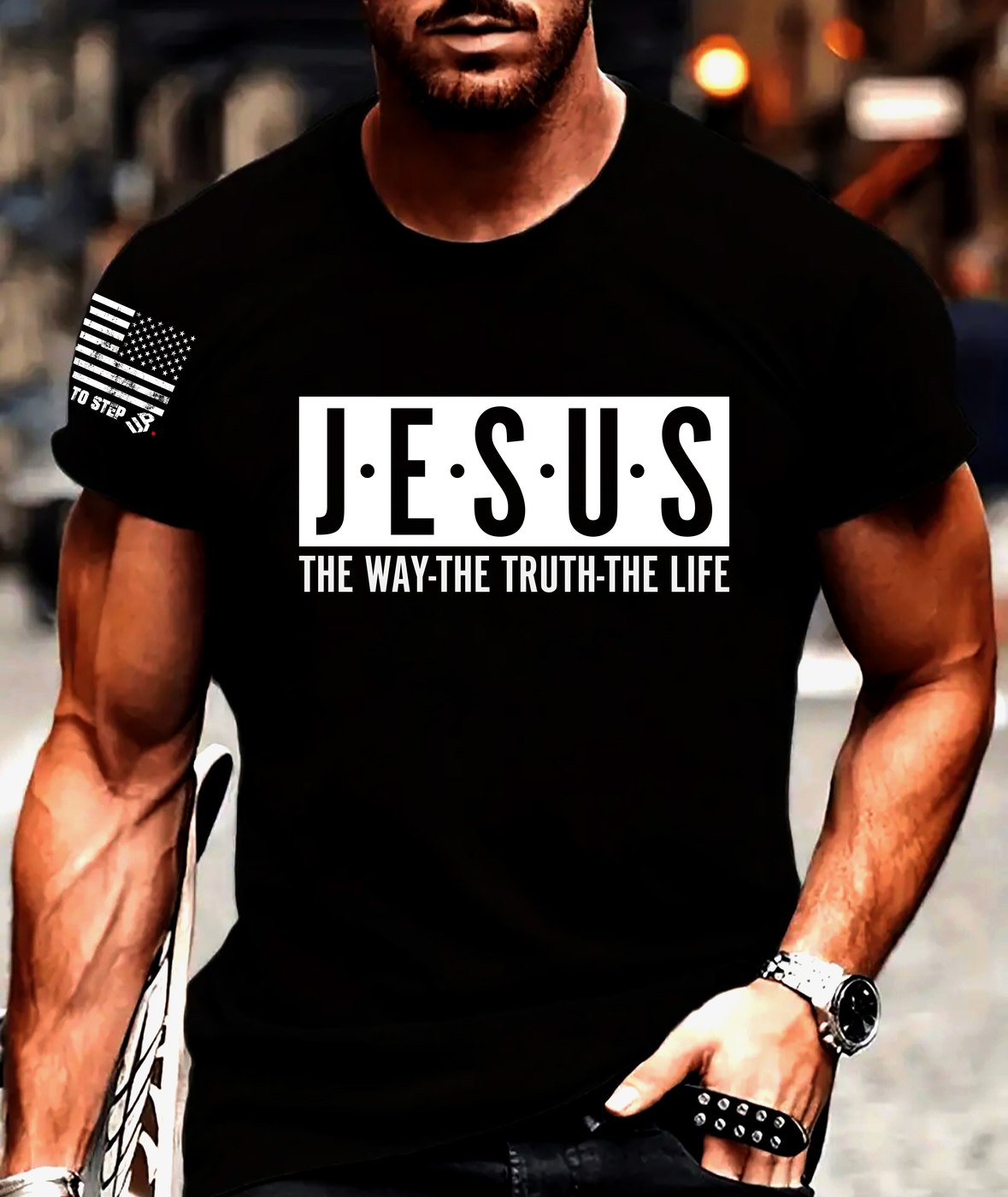 JESUS — The Way, The Truth, The Life on model